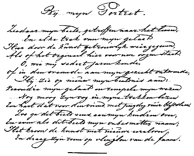 handschrift uit 1866