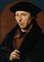 Portret van een onbekende man door Jan van Scorel 1495-1562