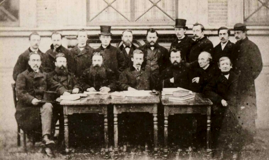 Leraren HBS Groningen in 1870