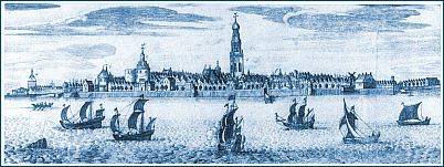 Gezicht op Enkhuizen, circa 1660